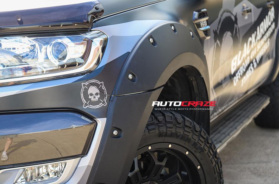 FORD RANGER HURRICANE MATTE BLACK
